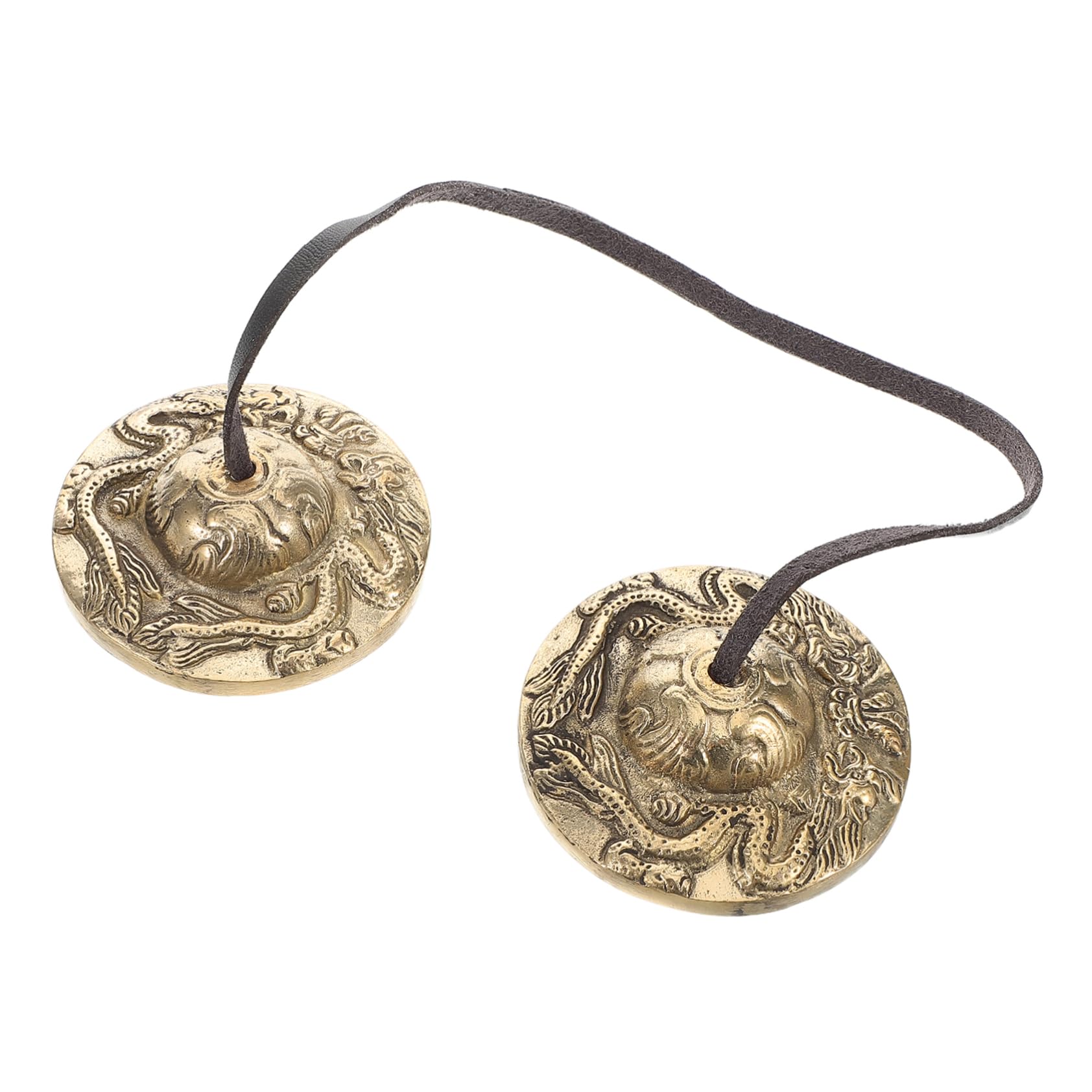 ibasenice Cymbals Handmade Meditation Chimes Bells for Tranquility and Mindfulness Practices Producing Pure Sound for Healing and Spiritual Decor for Yoga