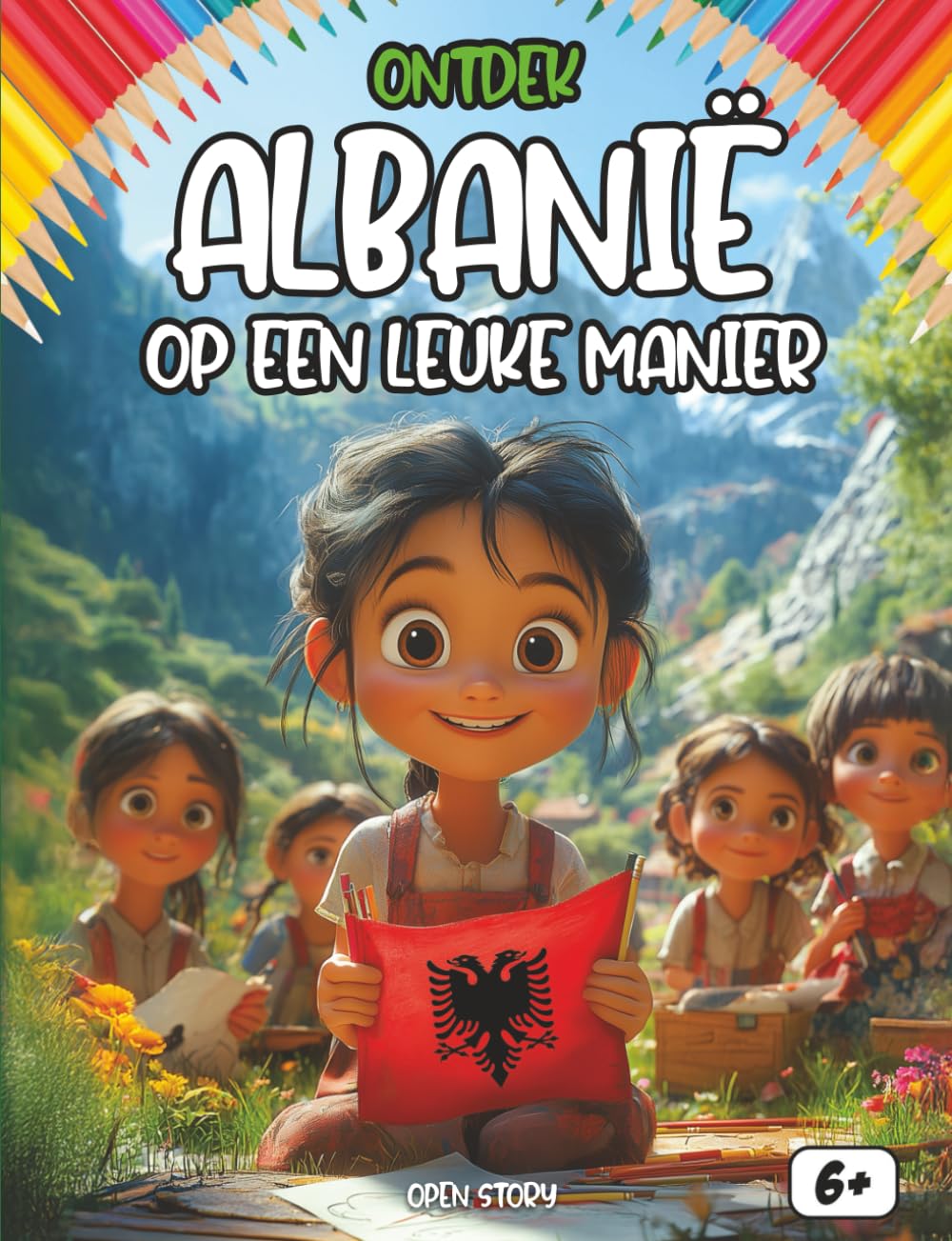 Ontdek Albanië op een leuke manier: Een educatief kinderboek vol cultuur, geschiedenis, natuur, quizvragen en kleurplaten