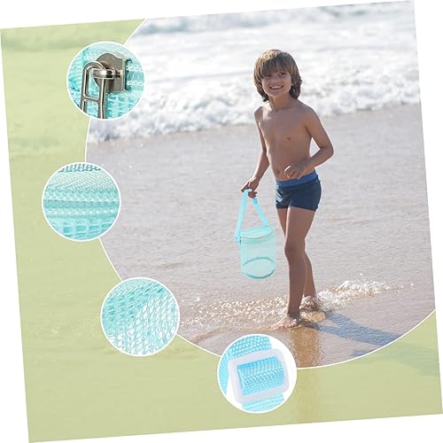 Miniatura 8 de Bolsa de almacenamiento de juguetes de piscina, organizador de malla para piscina, fácil acceso, diseño plegable, para niños, cumpleaños, festivales