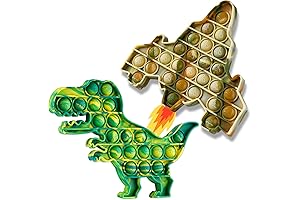 NiHealth TRex Pop It Fidget Toy Pack: Stress Relief and Sensory Delight