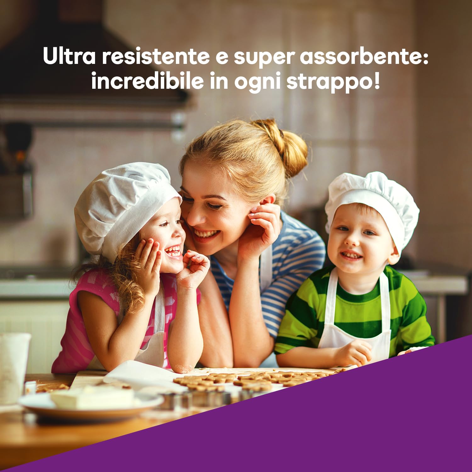 Scottex Amore di Casa, Carta da Cucina, 21 Rotoli da 68 Strappi, Carta Assorbente, Rotoloni carta per la Cura di Casa e cucina