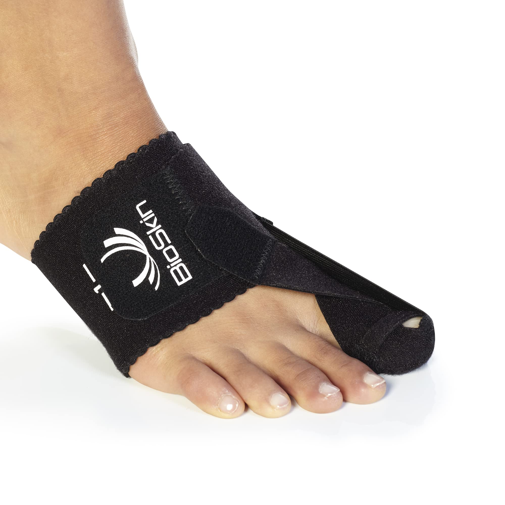 BioSkin Bunion Corrector Toe Splint - Bunion Toe Straightener for Hallux Valgus - Day or Night Support for Bunion Correction and Relief, Large