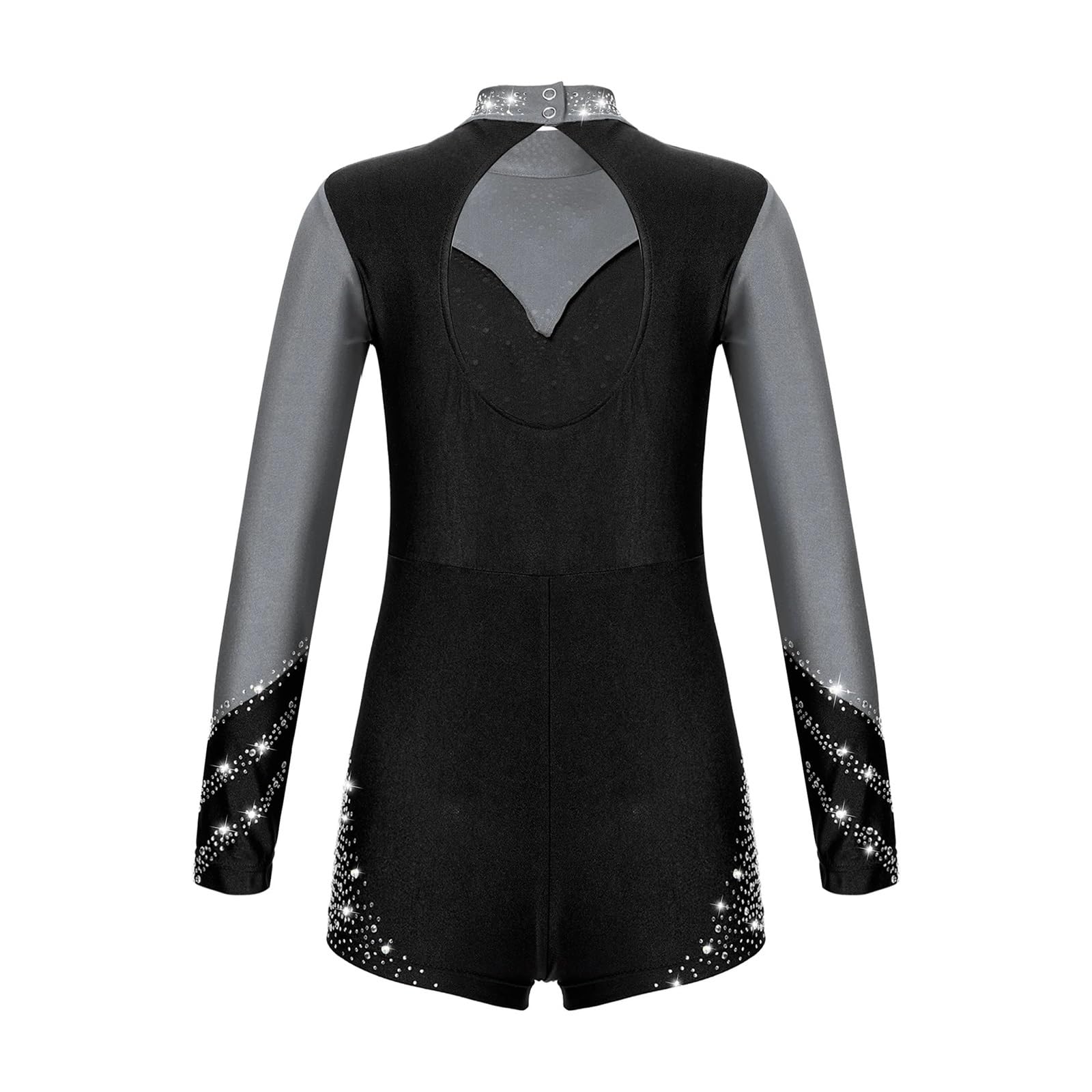 Maillot NiñA Traje de gimnasia for niñas, leotardo de ballet for niños, mono de patinaje brillante de manga larga, traje de baile de jazz, ropa de baile for niños