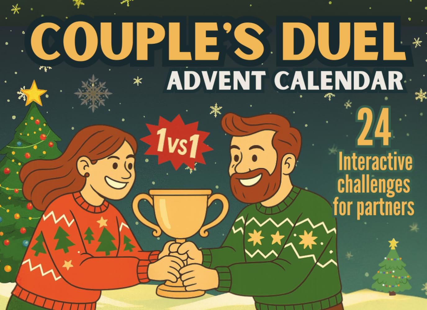 Couple's Duel - Advent Calendar: An Interactive Holiday Countdown Book with 24 Days of Playful Challenges to Spark Romantic Connection for Partners