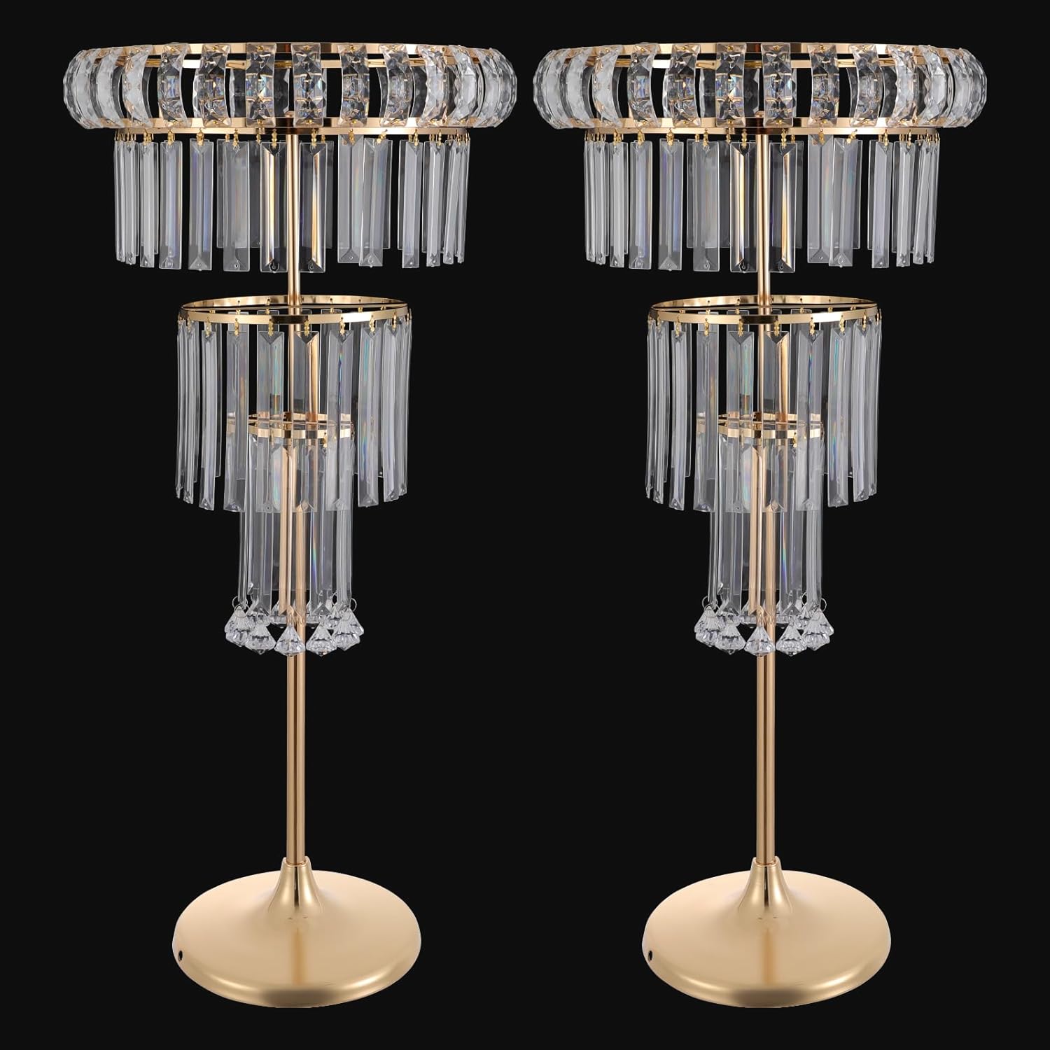 Crystal Chandelier Centerpieces