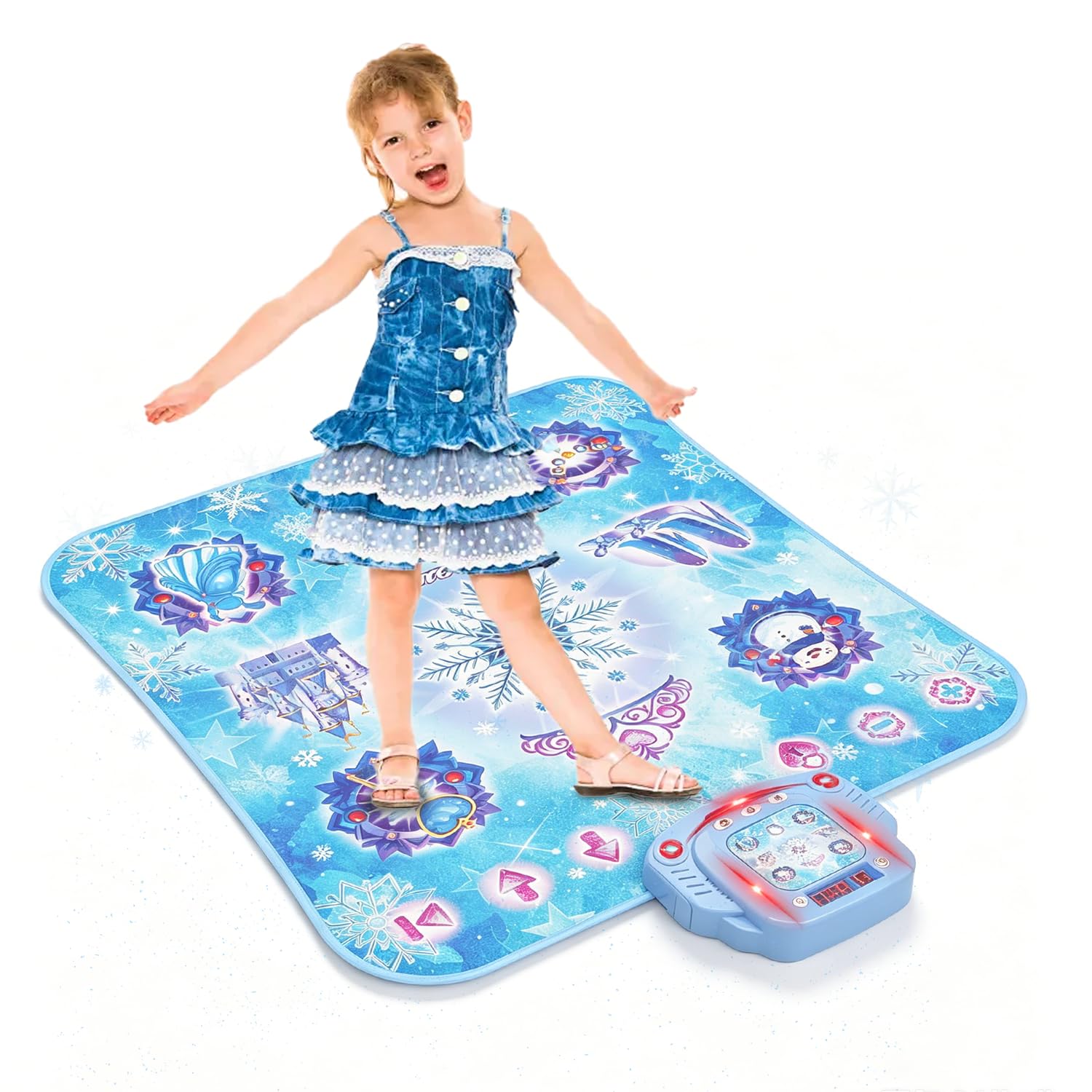 8-Button Dance Mat with Wireless Bluetooth, Dance Mats for Girls Aged 3+ — image 1