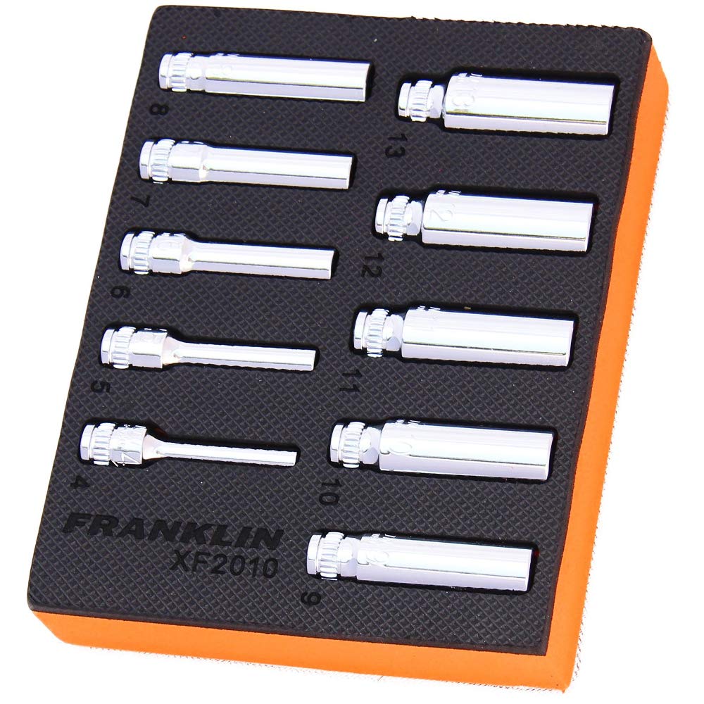 PROFESSIONAL 1/4" DRIVE DEEP SOCKET SET METRIC