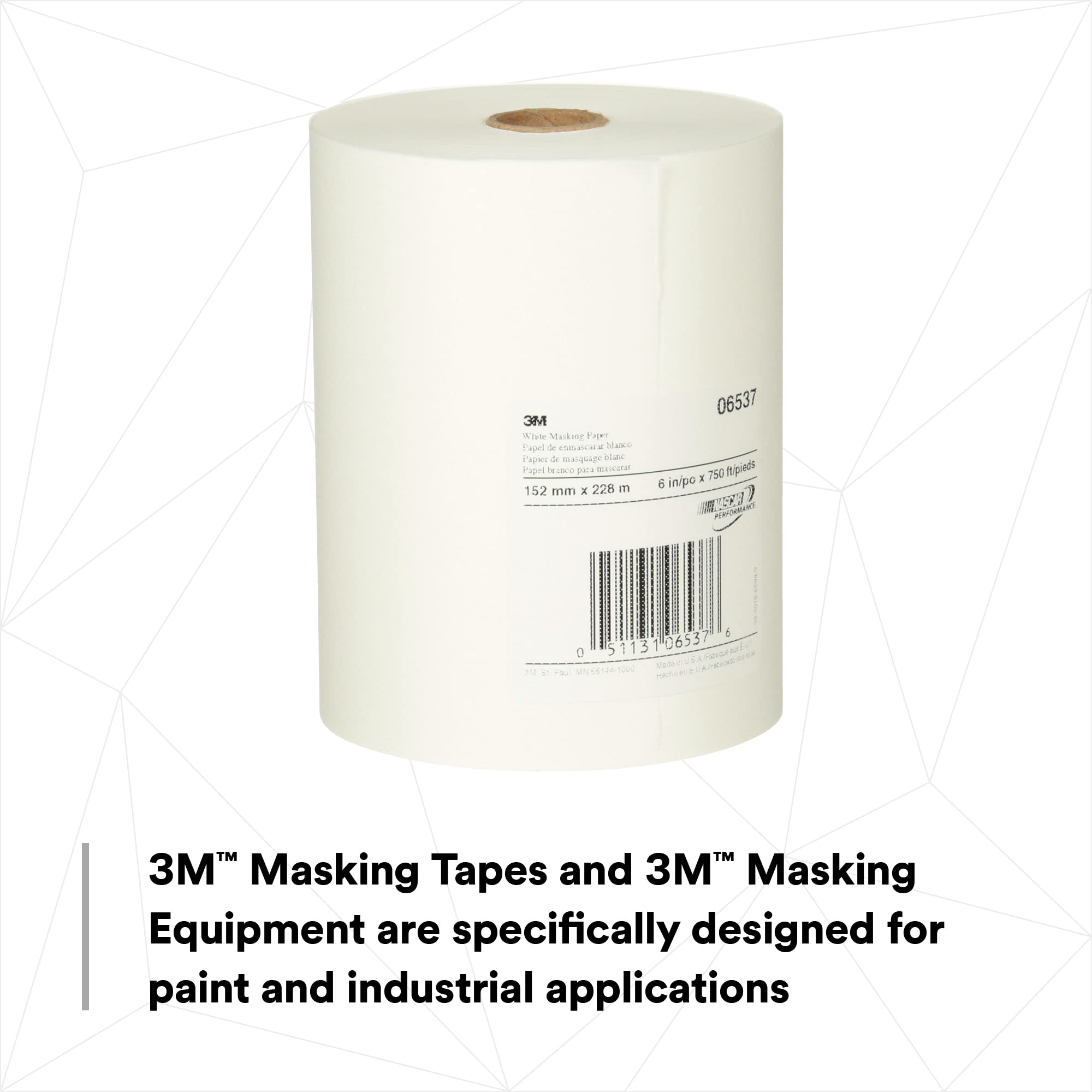 3M Blanc Papier de masquage