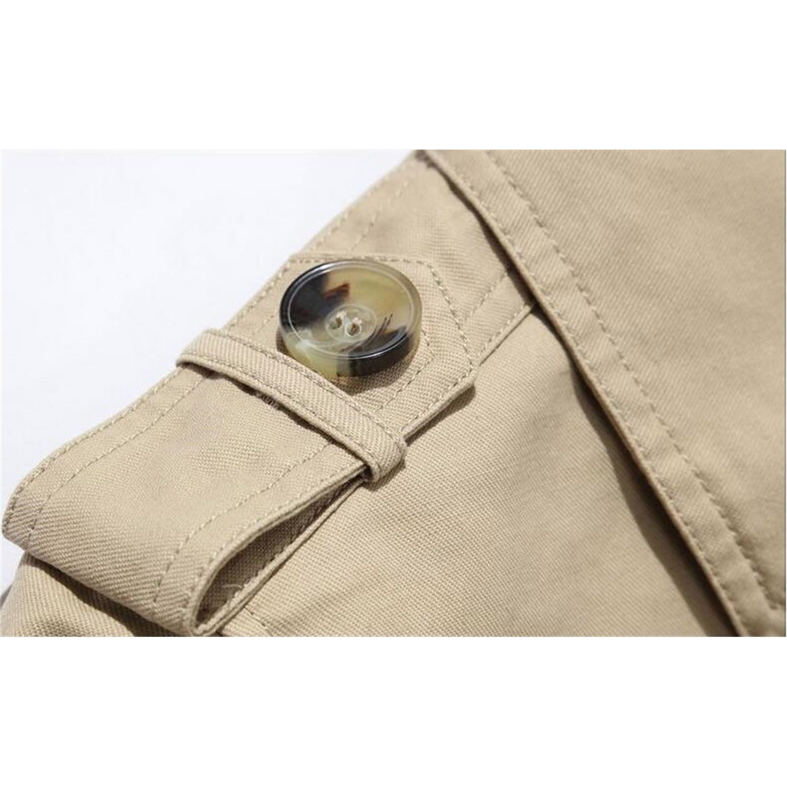 Vestes pour homme - Veste demi-saison - Veste bomber en coton - Veste d'hiver décontractée avec poches - Longue veste de loisirs - Couleur unie - Veste classique pour homme - Veste d'extérieur pour
