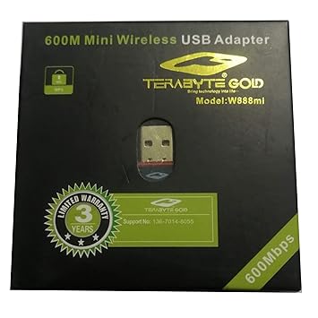 StoreIN 600Mbps Wireless Dongle Network Card USB LAN WiFi Adapter Receiver USB Dongle Wireless Receiver Network Card for PC/Laptop