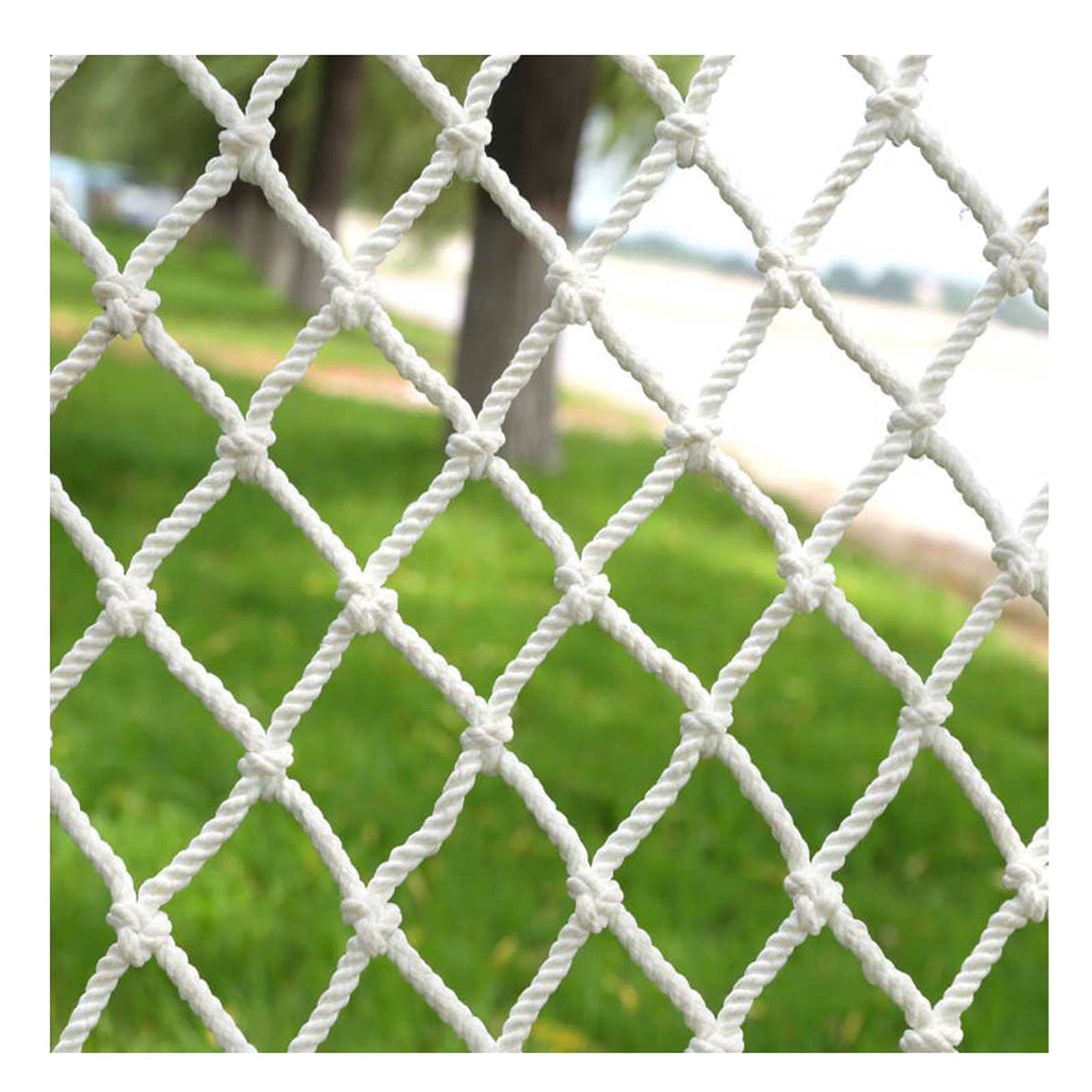 Red de seguridad de nailon duradera para balcón, jardín, parque infantil, 1 x 9 m, malla anticaídas, resistente a la intemperie, 10 cm, tamaño de malla ideal para seguridad infantil y protección de