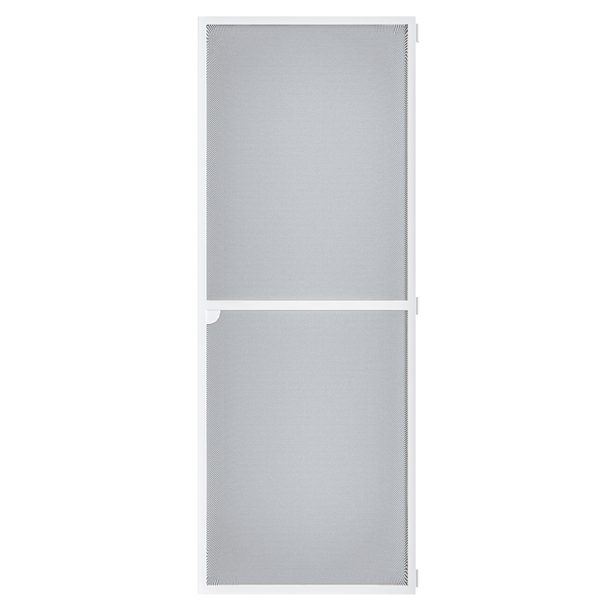 Amig - Mosquitera para Puerta - 100 x 220 cm - Protección Eficaz - Ajustable - Kit Completo con Marco, Malla y Accesorios - Aluminio y Fibra de Vidrio - Blanco/Gris - Protección Anti-Mosquitos