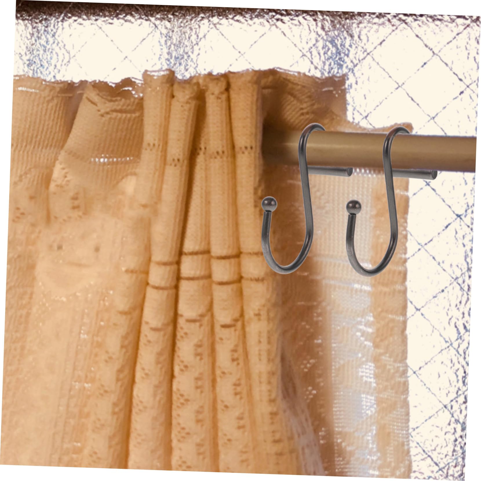 Alipis 36 Pz Gancio Per Da Doccia Ganci in Metallo Per Tende Gancio Per Scorrevole Ganci Per Tende in Metallo Ganci Per Tende Da Camera Da Letto Ganci Da Bagno Ferro Da Stiro
