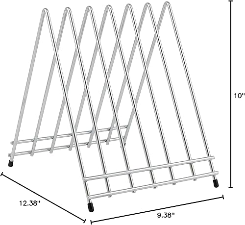 Miniatura 6 de Winco Estante para tablas de cortar de 6 ranuras revestimiento de vinilo