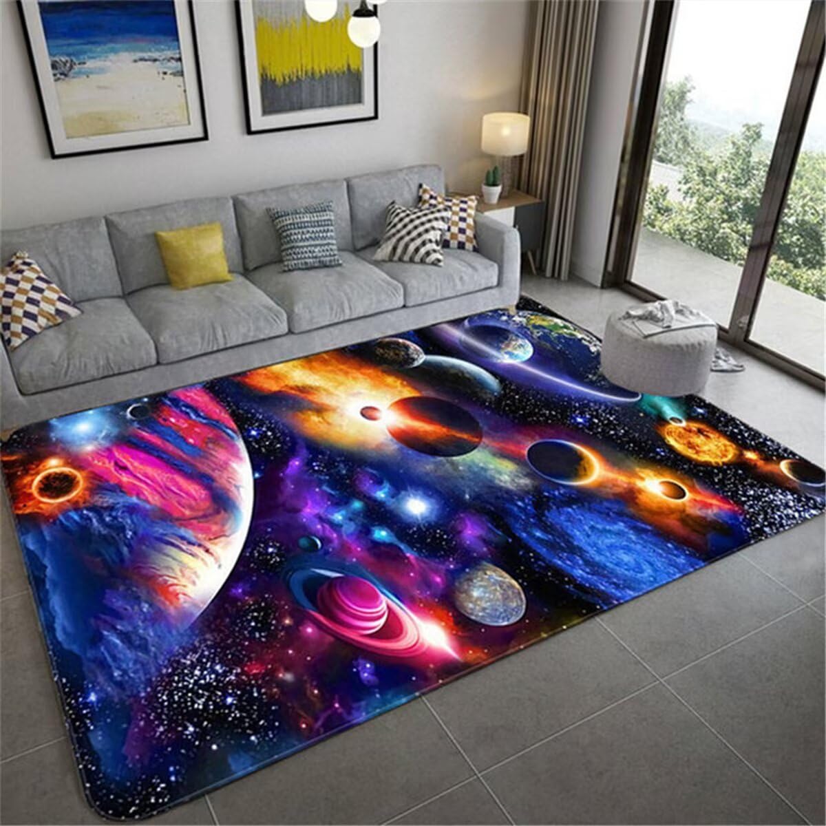 Tapis de salon moderne 140x200 pour les moments complices de bébé