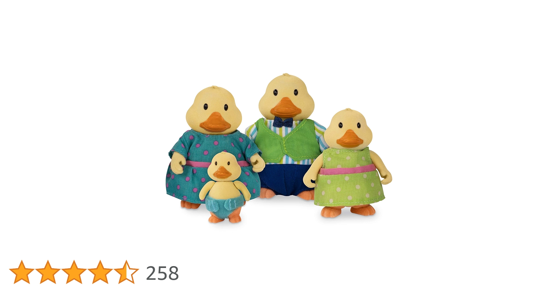 Li'l Woodzeez Famileez Quickquack Ducks Family Of 4 Figure