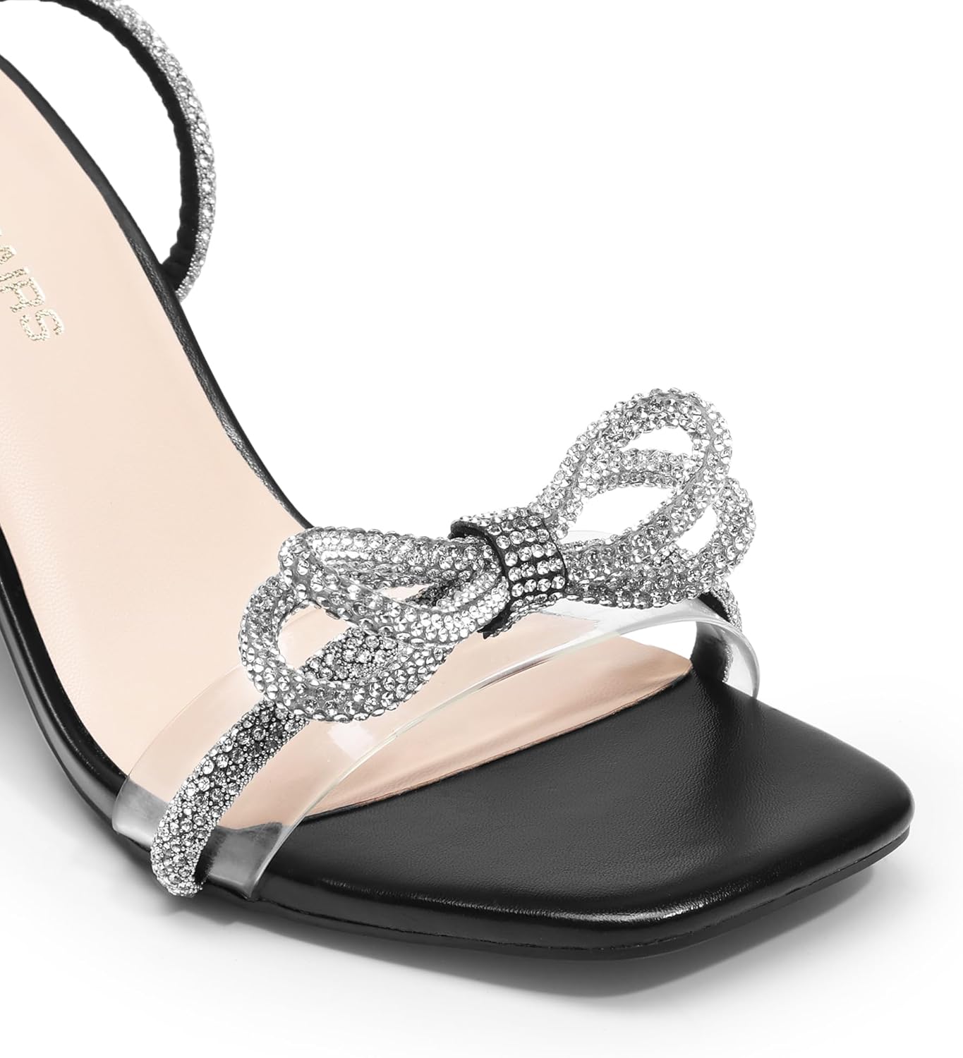 DREAM PAIRS Women's Rhinestone Ankle Strap Dress Sandals - Image 4