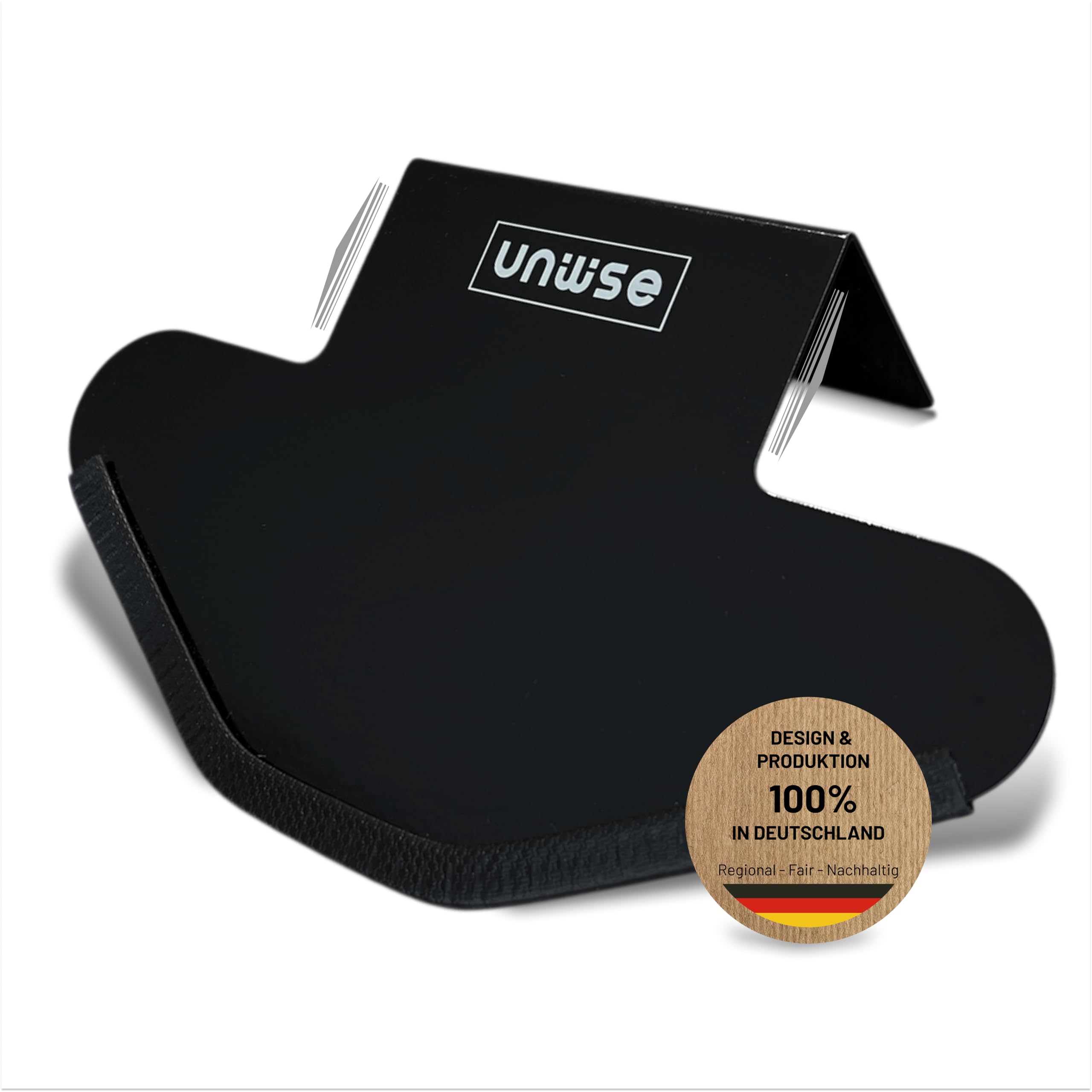 Wise-Balance 90mm: Die schwenkbare Buchstütze für Jura Gesetze wie Habersack (schwarz, 90 mm)