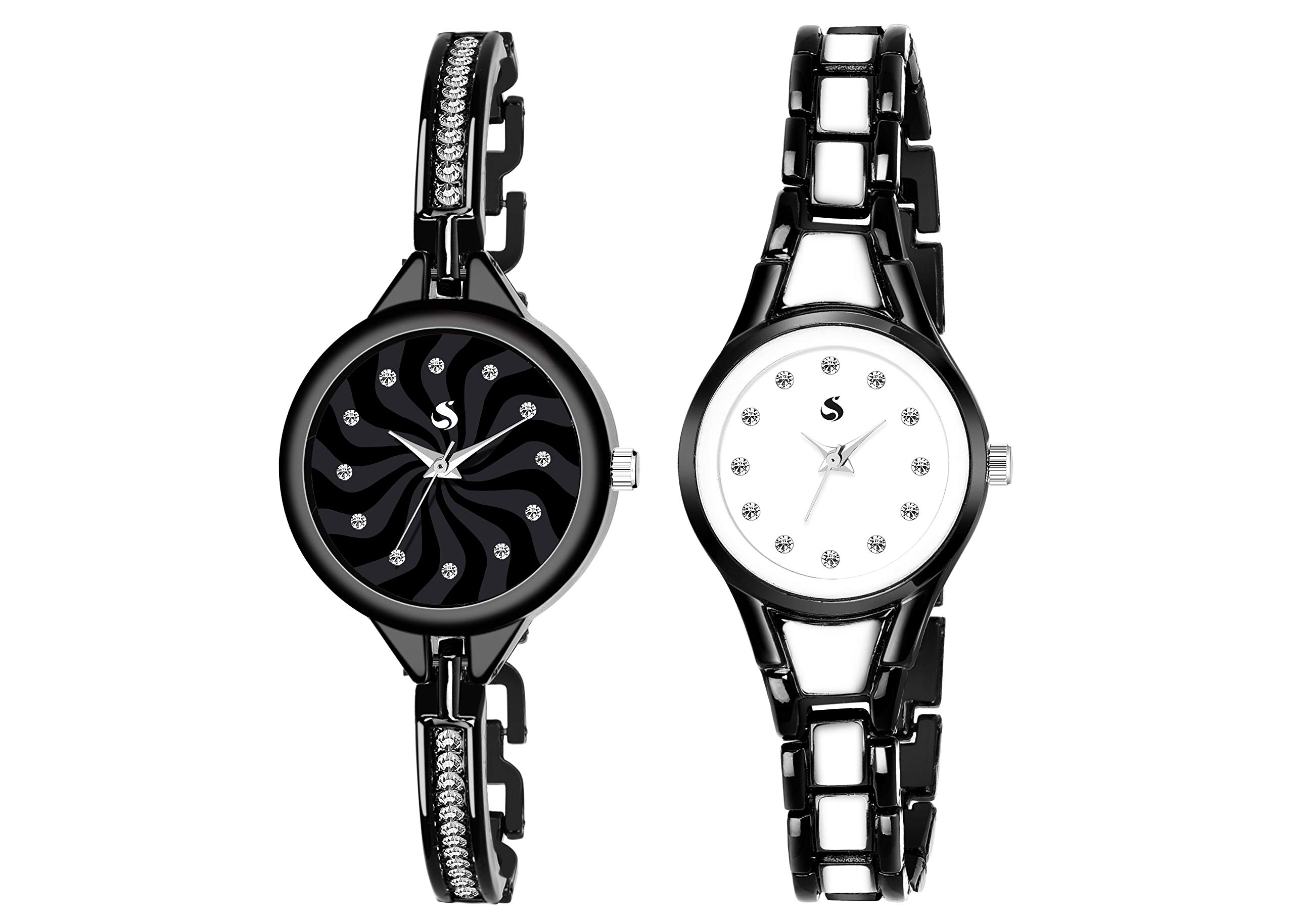 The Shopoholic Analogue Black Dial Combo Watch for Girls(S-352-357) (B07ZBC33DW) Amazon Price History, Amazon Price Tracker