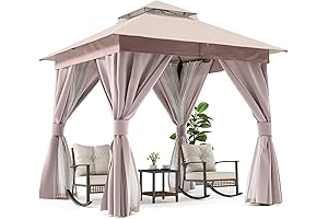 Lausaint Home 9x9 Gazebo: Backyard Oasis for Relaxation and Entertainment
