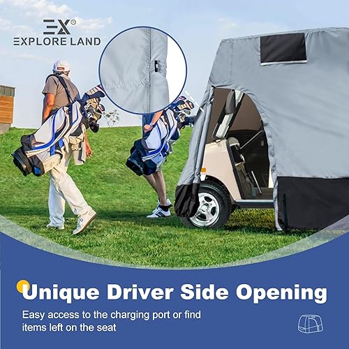 Miniatura 3 de Explore Land Funda impermeable universal para carrito de golf, se adapta a la mayoría de coches de pasajeros de 2/4/6