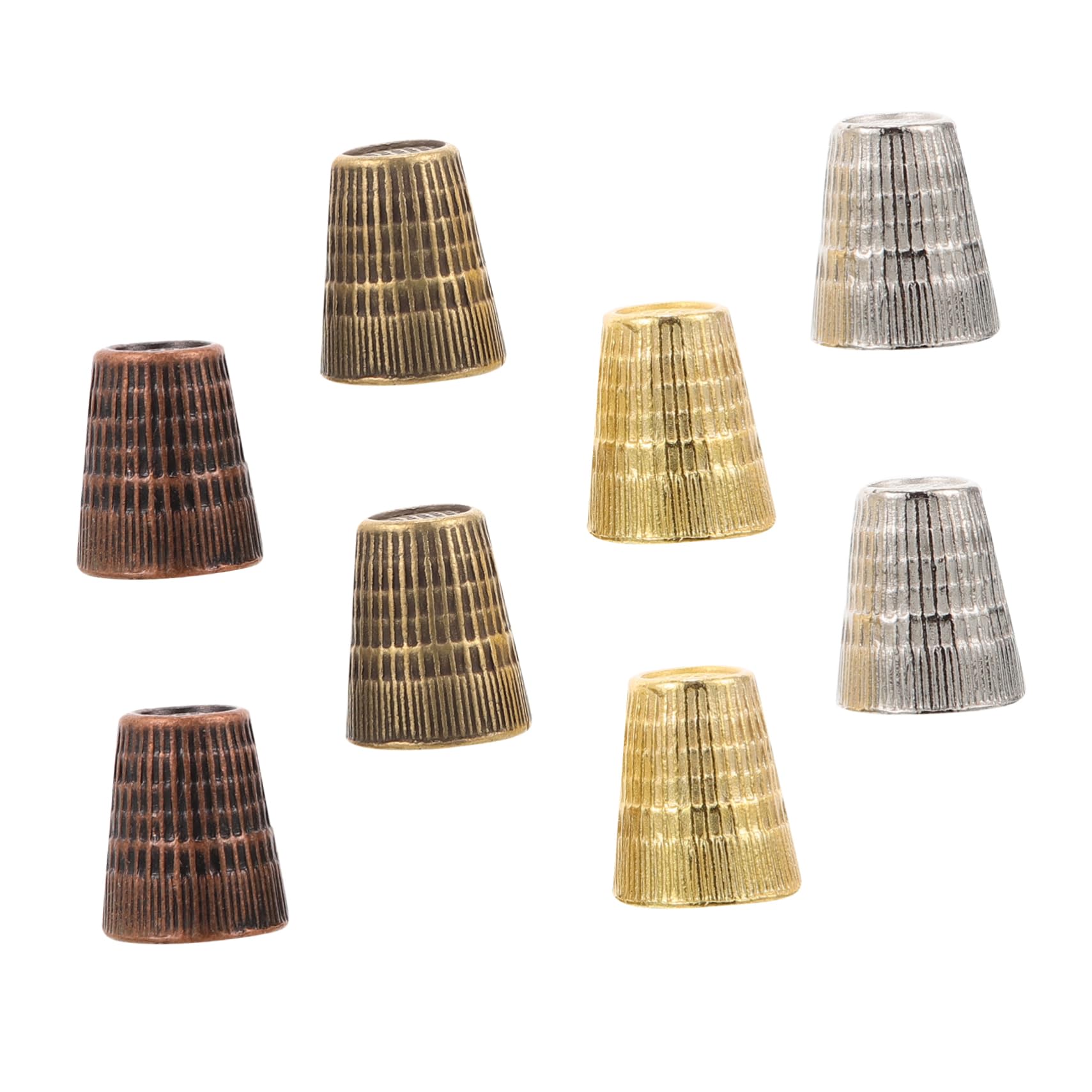 Operitacx 40stücke Teiliges Kupfer-nähdorn Vintage Fingerhut Und Praktischer Fingerschutz Für Für Handwerkliche Näharbeiten Und Quilten Erhältlich Und Antikbronze