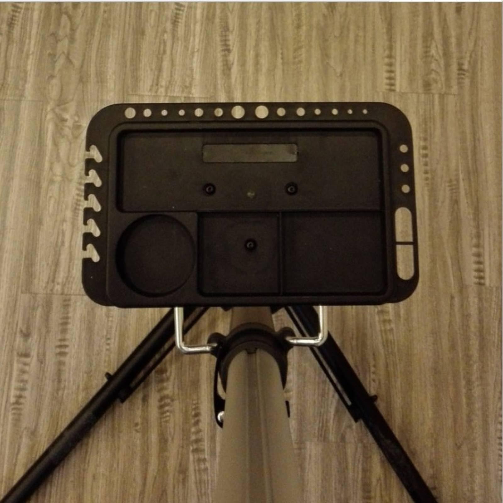 Qianly Cavalletto Manutenzione Bici con Vassoio Regolabile Supporto Manutenzione Bicicletta Professionale Attrezzatura per Ciclisti
