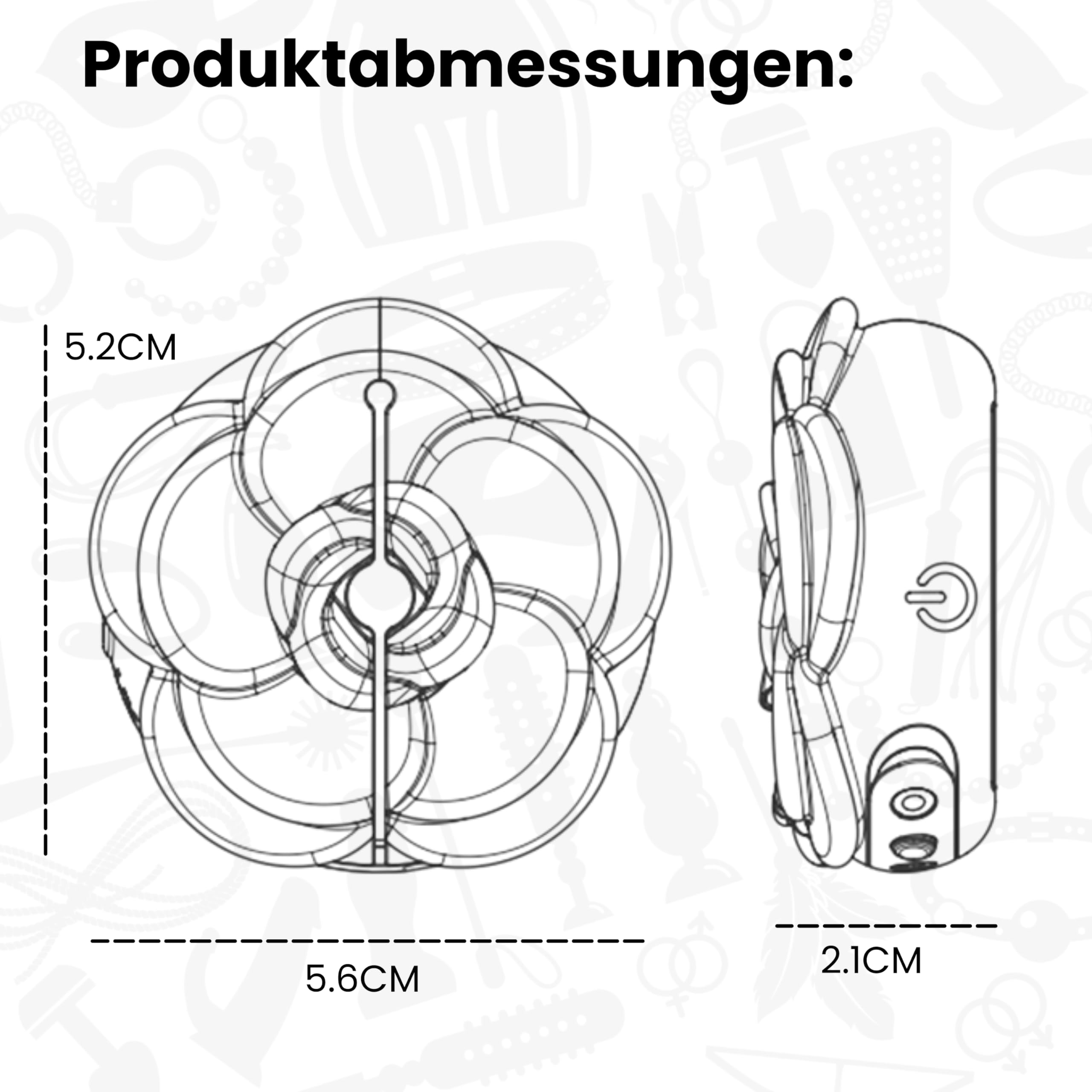 Pinces à Tezons Vibrantes Rose Pinces à Tétons avec Contrôle par Application et Télécommande 9 Modes de Vibration 3 Niveaux Réglables Silicone Doux Rouge, Ø5,2 cm Jouet Érotique pour Couples I06-12