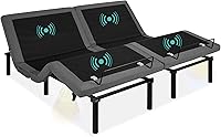 Best Choice Products Split King Adjustable Bed Base - Electric Frame w/ Massage, Zero Gravity, USB Ports, Wireless Remote