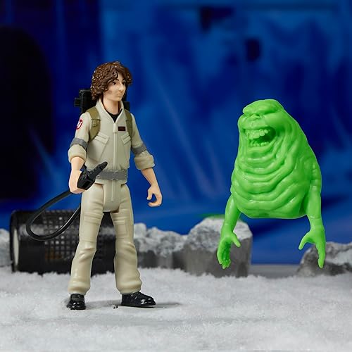 Miniatura 3 de GHOSTBUSTERS Fright Features Trevor Spengler Figura de acción con Ecto-Stretch Tech Slimer Ghost Toy Accessory, juguetes para niños a partir de 4