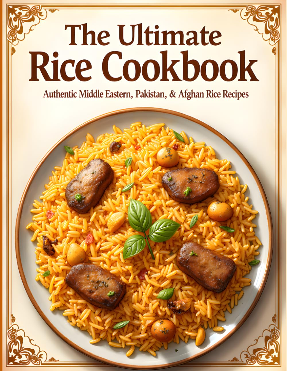 The Ultimate Rice Cookbook: Authentic Middle Eastern, Pakistani & Afghan Rice Recipes – Biryani, Kabsa, Pulao, Saffron Rice & More for Everyday Cooking (Flavors of the Middle East Cookbook)