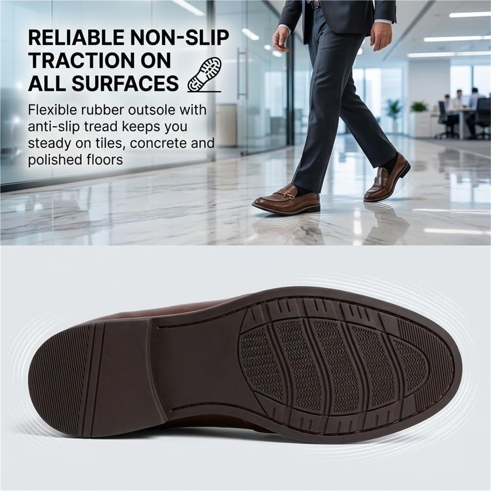 Mocassini Slip-on da Uomo, Scarpe Eleganti Leggere E Traspiranti