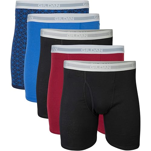 Gildan Men's Underwear Boxer Briefs, Multipack
