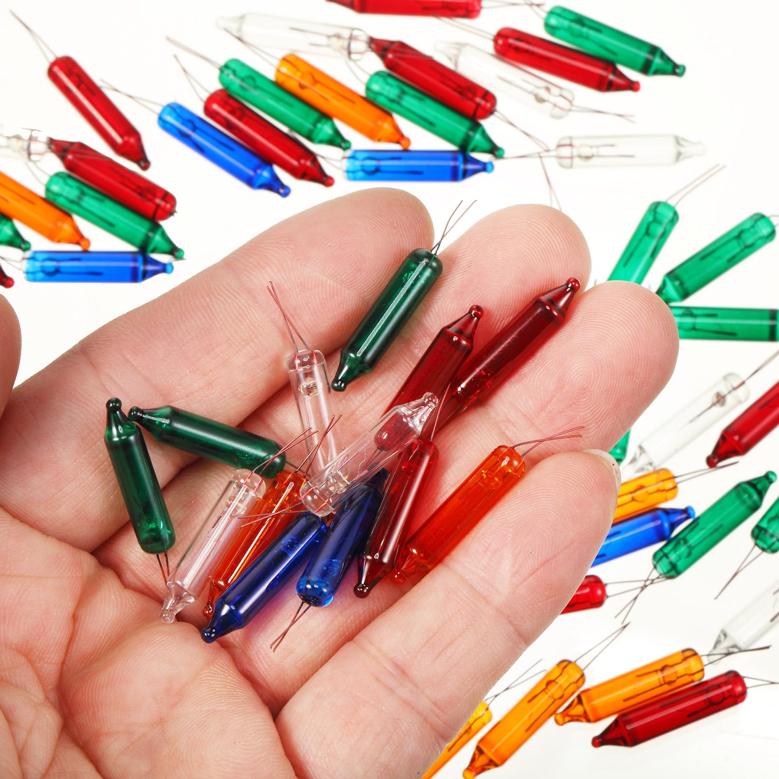 La guirlande ampoules colorées en laine Collection de Noël