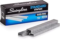 Swingline Standard Staples 1/4 Inch 5000/Box (79350) - Jam-Resistant Chisel Point Holds 25 Sheets Fits Most Staplers