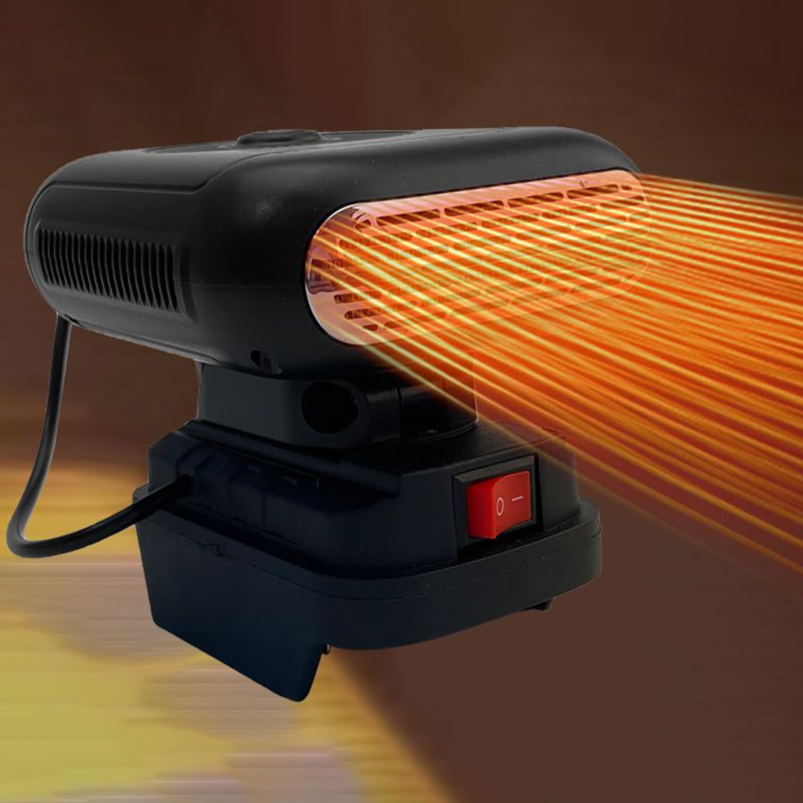 Riscaldatore Auto - Riscaldatore a Batteria Silenzioso per Interni | Sbrinatore per Vetri Auto,per Ufficio Campeggio SUV Sedan Guidatori Inverno Avventura Freddo