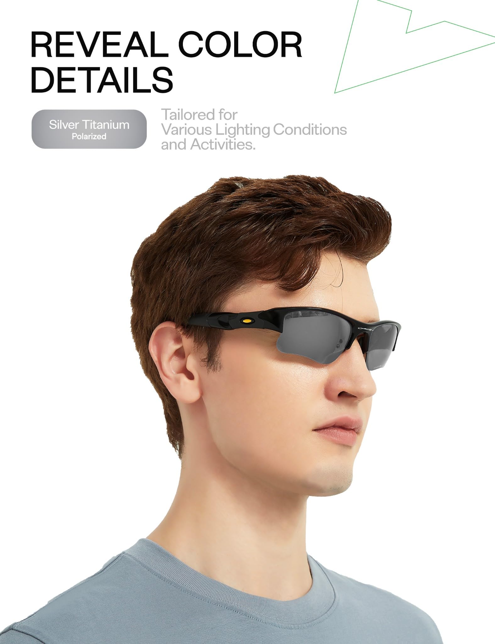Mryok Lenti di ricambio per occhiali da sole Oakley Canteen 2014 OO9225, 60 mm, polarizzate HD, protezione UV, resistenti agli urti