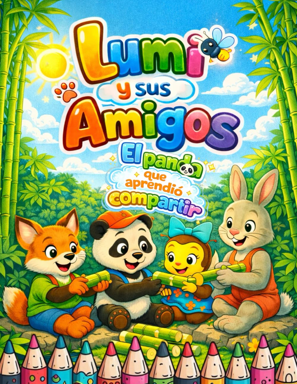 Lumi y sus amigos.: El panda que aprendió a compartir.