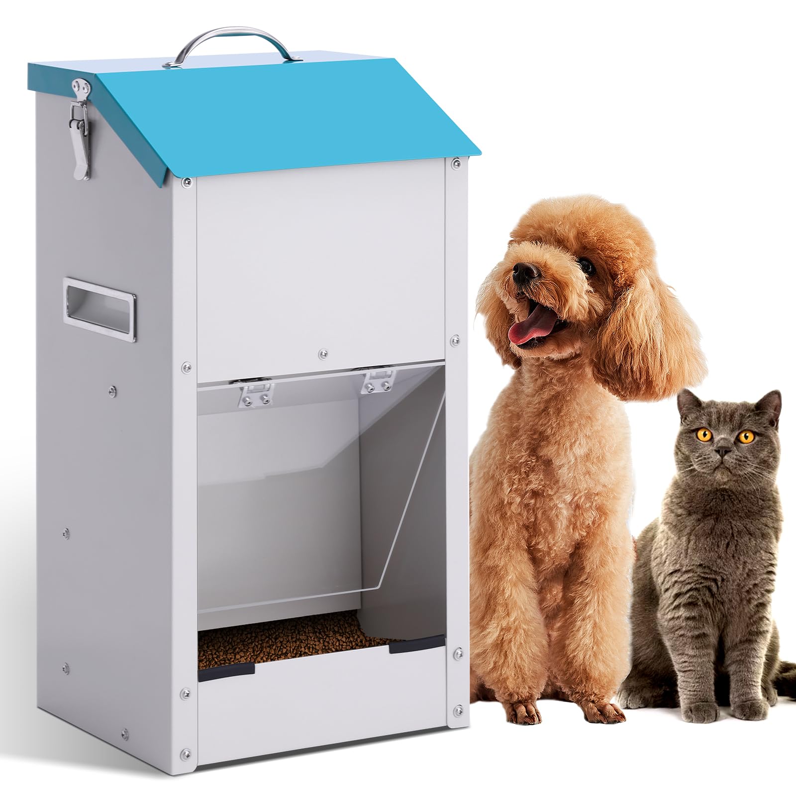 Futterautomat para Hunde y Katzen Automático y Outdoor