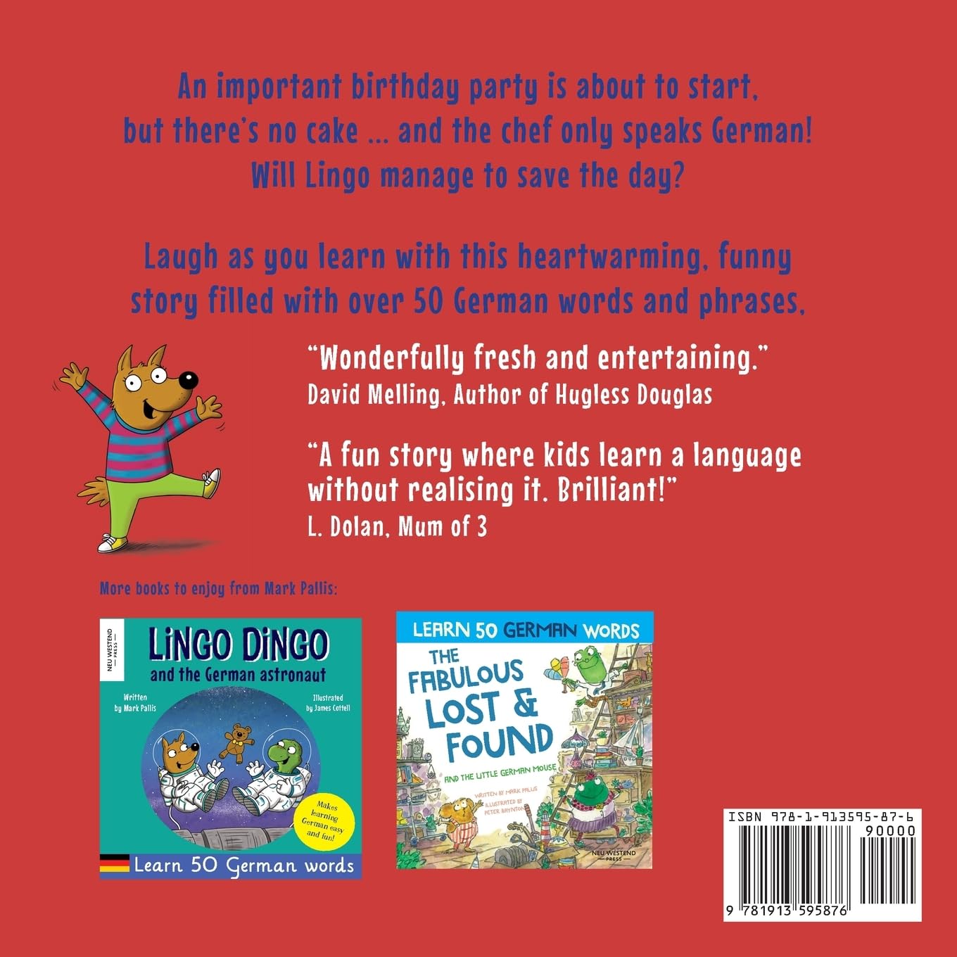 Lingo Dingo and the German chef: Heartwarming and fun English German kids book to learn German for kids (learning German for children; bilingual ... Bilingual English German book for children)