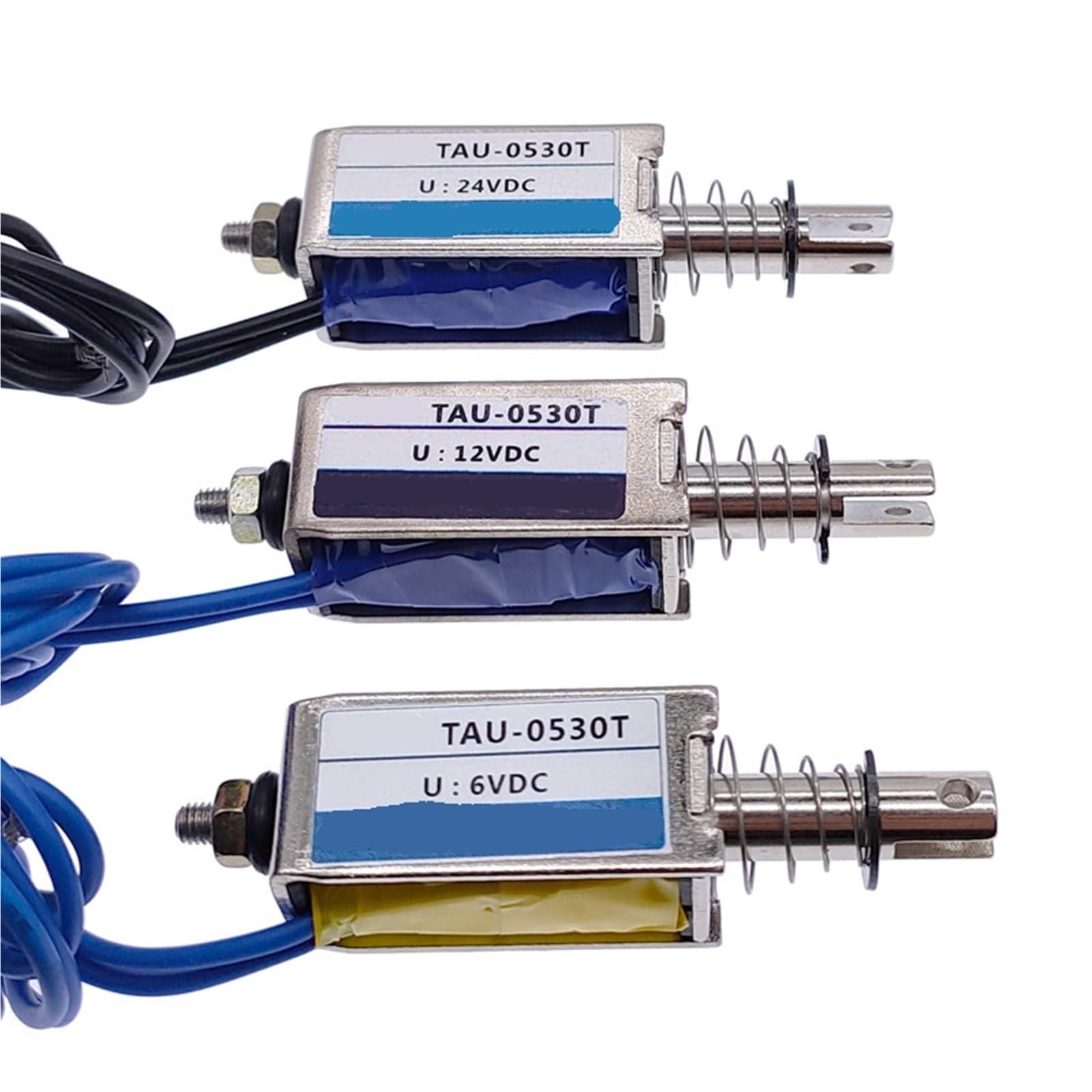 Électroaimant push-pull 12V 0530T pour motoriser une serrure et porte automatique