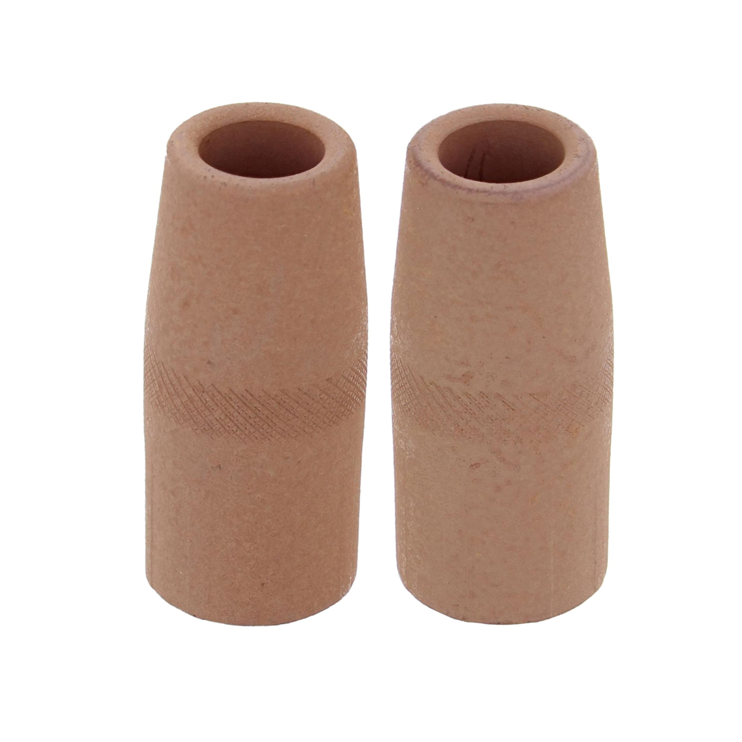 WALTERWelding Nozzle 2pc Set - 1/2in Diameter Pre-Coated Ceramic E-Weld Nozzles Lincoln Style 250L and 350A Capability