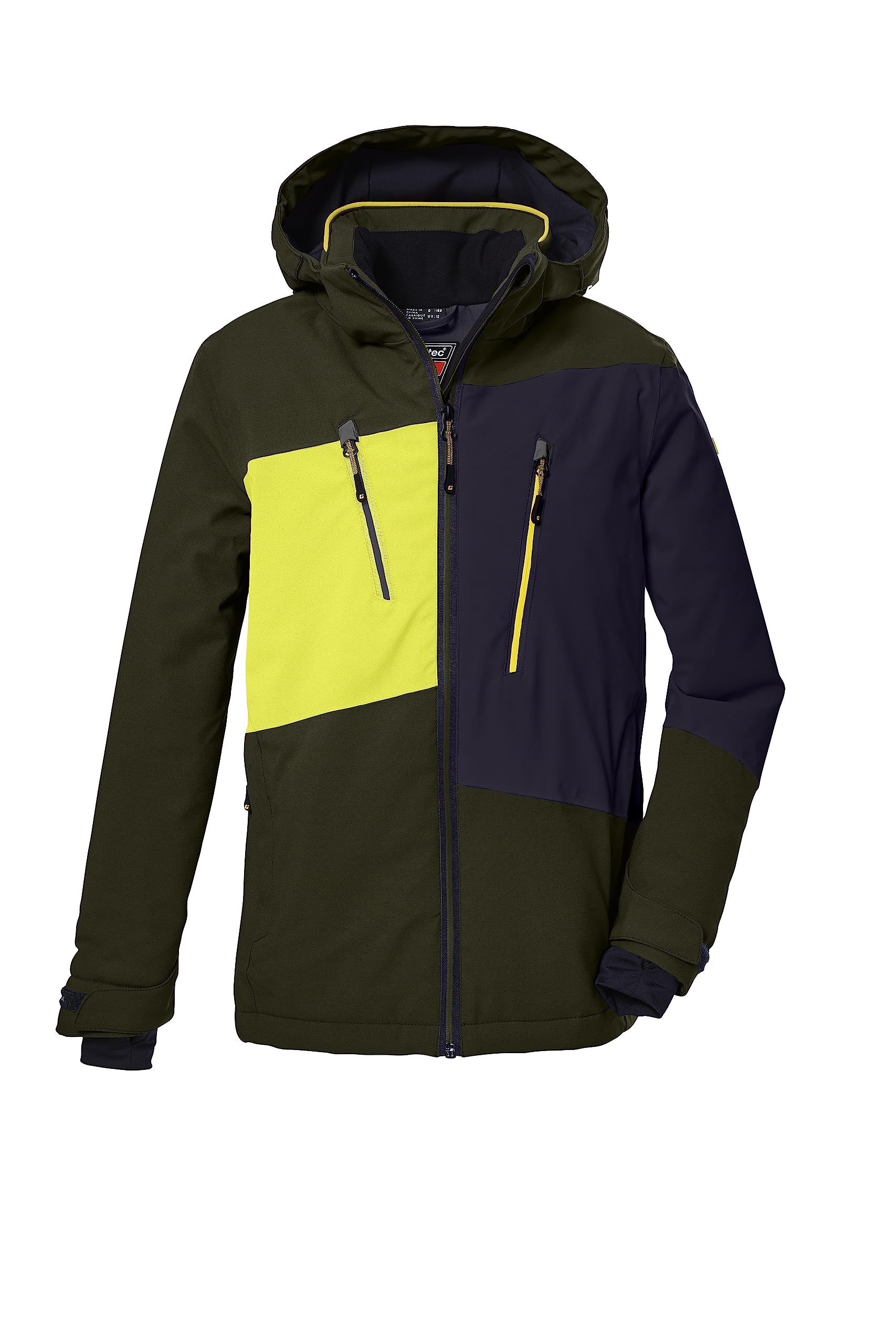 Killtec Jungen Ksw 174 Bys Ski Jckt Skijacke/Funktionsjacke mit abnehmbarer Kapuze und Schneefang, wasserdicht