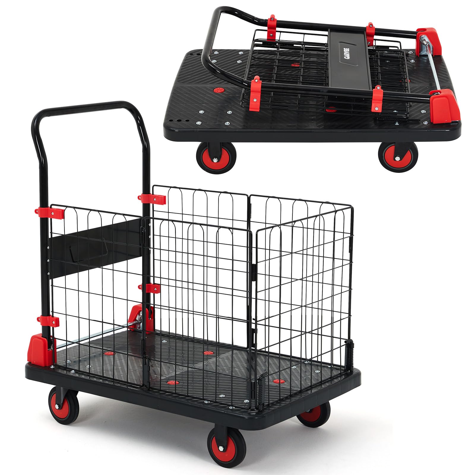 Amazon.co.jp: ガービー（Garvee） メッシュ台車 カゴ台車 耐荷重450kg 