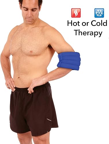 Vista 3 de Bed Buddy - Terapia de calor y frío para aliviar el dolor muscular y aliviar el dolor articular, almohadilla térmica grande para rodilla, muñeca