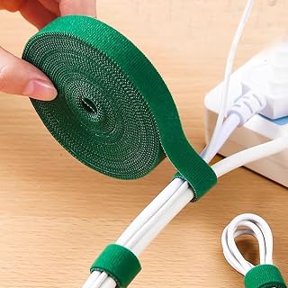 82 Feetx0.52 Inches Garden Tape Plant Ties Reusable Plant Support for Growing Strap for Flowers,Vines,Tree(Green)
