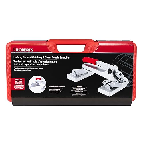 Miniatura 7 de ROBERTS 10-128 - Mini camilla de alfombra con mango de bloqueo para combinación de patrones y reparación de costuras