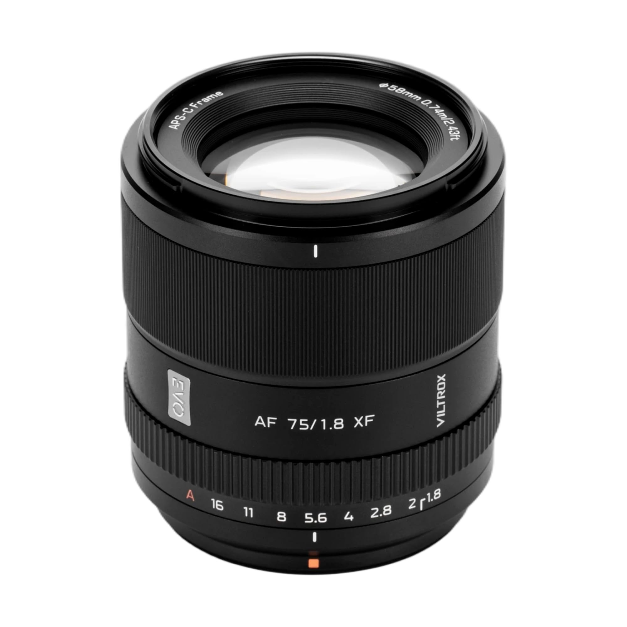 VILTROX 75mm F1.8 XF EVO Objektiv, AF 75mm f1.8 für Fuji X Mount