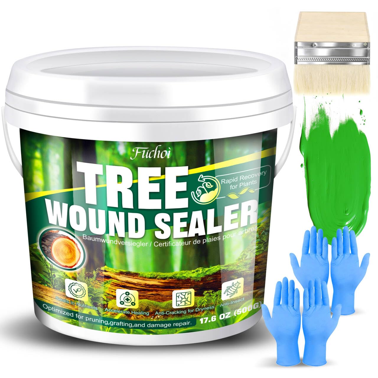 Fuchoi Tree Wound Sealer 500g, pruning sealer Grafting Wax for Bonsai Tree