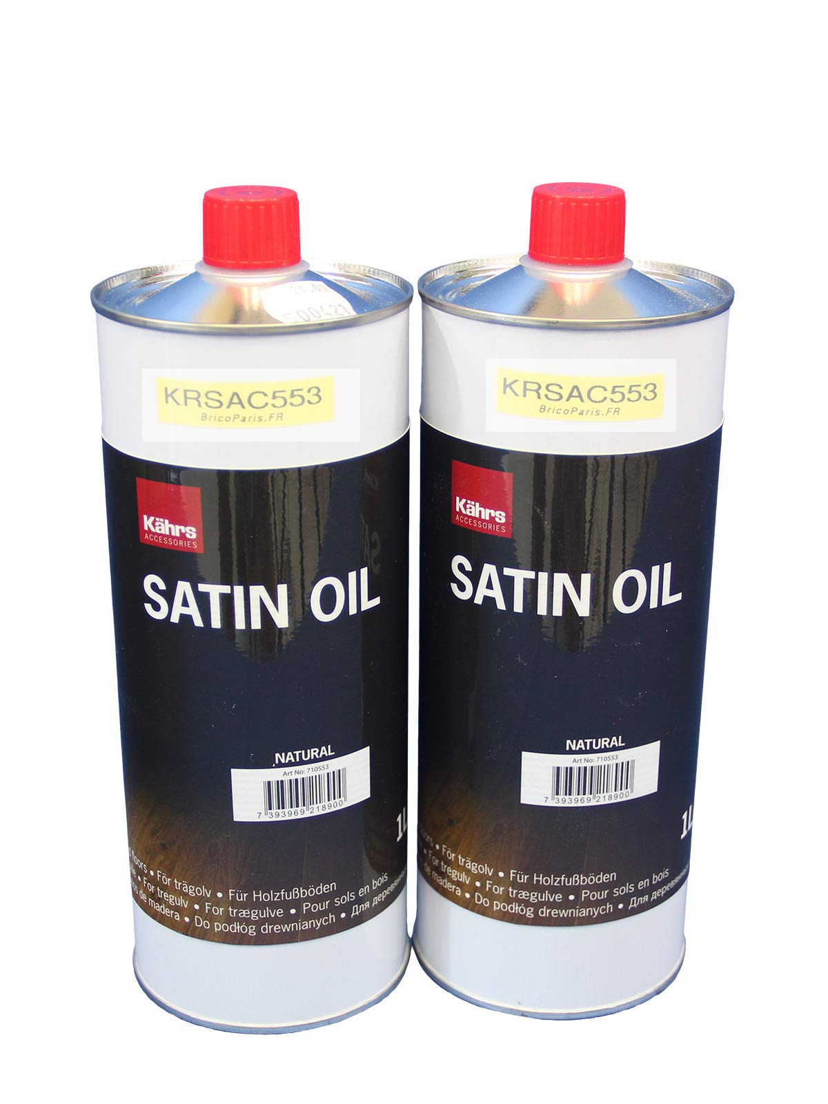 Spar-Set 2x Satin Öl 1 Liter